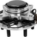 MotorbyMotor 515176 Front Wheel Hub and Bearing Assembly 2WD with 6 Lugs Fits for 2018-2020 Ford F-150 Expedition, Lincoln Navigator Wheel Bearing and Hub Assembly w/ABS RWD
