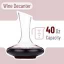 BTaT- Wine Decanter, 40 oz, Small, Wine Decanters and Carafes for Gifts