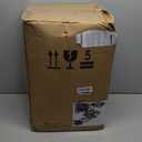 Chair Cushions for Dining Chairs Set of 4, Non Slip Kitchen Chair Pads, 17" x 16" x 2", Indoor Dining Chair Cushions with Ties, D-Shaped Seat Cushions for Kitchen Chairs, Red