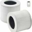Air Purifier Replacement Filter Compatible with Levoit Core Mini Air Purifier Filter 3-in-1 H13 True HEPA Filters, High-Efficiency Activated Carbon Filter, Replace Part Core Mini-RF, 2 Pack