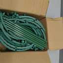 36Packs Plant Support Stake Half Round Plant Support for Indoor Plants, Stackable 3 Tier Garden Flower Support, Plant Rings for Tomato,Monstera, Peony, Hydrangea, Climbing Plants