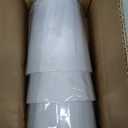 MOKATNG Bathroom Light Fixtures, 3-Light Brushed Gold Vanity Lights, Bathroom Lighting Fixtures Over Mirror with Flared White Fabric Shade, Modern Wall Sconces for Living Room Hallway