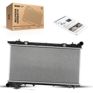 KAX 412402 Engine Cooling Radiator, Compatible with 1999-2002 Forester(Automatic), 1999-2001 Impreza, with Water Tank Cover