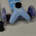 Self Balancing Kick Scooter with Light Up Wheels, Extra Wide Deck, 3 Wheel Platform, Foot Activated Brake, 75 lbs Limit, Kids & Toddlers Girls or Boys, for Ages 3 and Up (Bluey)