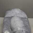 Momcozy Pregnancy Pillows for Sleeping, U Shaped Full Body Maternity Pillow with Removable Cover - Support for Back, Legs, Belly, HIPS for Pregnant Women, 57 Inch Pregnancy Pillow for Women, Grey