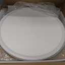 WKONCLDY 5CCT 3000k//3500k/4500k//5000k/6000k Selectable, Dimmable Led Flush Mount Ceiling Light, 20 Inch 5000LM Round Modern Flat Panel,Super Slim for Living Dining Kitchen Bedroom Room, 20in-2Pack