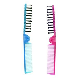 LaMi Foldable Travel Brush and Comb Set, 2 Count per Pack - 1 Pack
