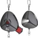 GPS Tracker Detector & Signal Detector  Portable Hidden Camera Detector and Tracker Detector with Alarm & Flashlight, Travel Security Keychain for Women (Black)