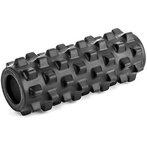 RumbleRoller DeepTissue Massage Roller, Black, 13Inch