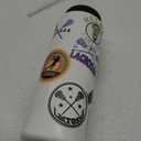 Lacrosse Gifts,1 Pack Lacrosse Water Bottle with Long Straw and 100PCS Lacrosse Stickers Accessories Stuff for Boys Men Player Lovers(1L,BPA,Squeeze)