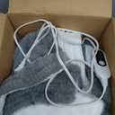 Heated Blanket Electric Blanket Full Size 72''x84'', Soft Flannel Heating Blanket with 1-10 Hour Auto Off - 6 Heat Settings - Machine Washable - Light Grey