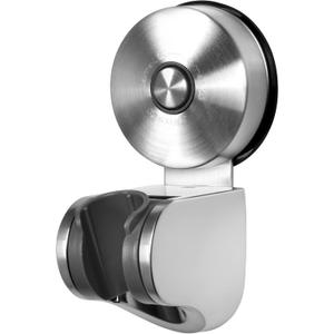 JOMOLA Suction Shower Head Holder Adjustable Handheld Shower Holder Stainless Steel Removable Bathroom Handheld Bidet Sprayer Holder 4 Mode Angle Brushed Finish