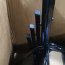 Flash Furniture Hercules Series Trapezoidal Vinyl Banquet and Event Chairs, Commercial Event Chairs with Padded Seats and Backs, Set of 4, Black