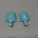 Cute Turtle Toilet Bolt Caps Ceramic Sea Turtle Toilet Bolt Covers Decorative, Set of 2 Toilet Screw Cover Caps, Toilet Caps for Bottom of Toilet, Toilet Bowl Caps for Bolts Bathroom Decor (F)