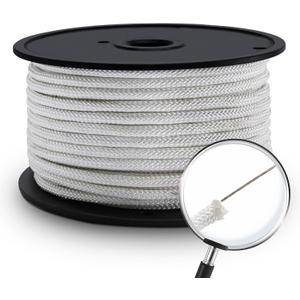 Artilife Flag Pole Rope,5/16" Wire Center Flagpole Rope,Braided Polyester Line with Steel Center Marine Grade (5/16" x 150 Ft)