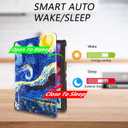 Tri-Fold Case Compatible with Samsung Galaxy Tab S 10.5 inch Tablet - SM T800&T801&T805&T807 (2014 Released), Includes a Screen Protector - Premium PU Leather Tri-Fold Cover with Auto Sleep/Wake