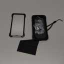 Lanhiem Magnetic for iPhone 14 Pro Metal Case, [Built-in Camera Kickstand & Glass Screen Protector] Heavy Duty Full Body Rugged Protective Military Magsafe Cover for iPhone 14 Pro 6.1" (Black)