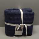 Levtex Home Mills Waffle Full/Queen Quilt Set (88x92in) with 2 Pillow Shams (26x20in) - Navy - 100% Cotton Full/Queen Size Quilt Bedding Set - Lightweight, Soft, Pre-Washed