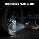 MENGJINGO Tire Inflator Portable Air Compressor, 2X Faster Inflation Cordless Air Pump for Car Tires, 6000mAh Auto Pump with Digital Pressure Gauge, Electric Pump for Car, Motorcycle, Bicycle, Balls