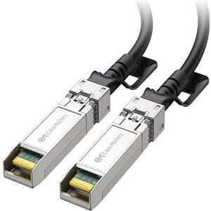 Cable Matters 10Gbps DAC Twinax SFP Cable - 1m / 3.3ft, 10GBASE-CU Passive Direct Attach Copper Twinax SFP+ Cable, Compatible with Cisco, Ubiquiti, Huawei, Netgear, & Supermicro Devices