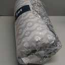 Boho Quilt Set Queen Size Gray Farmhouse Quilt Bedding Set Striped Lightweight Summer Bedspread Coverlet Bedding Set 96"x90" (3 Pieces) (Grey)