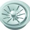 Elkay Quartz Perfect Drain 3-1/2" Polymer Disposer Flange with Removable Basket Strainer and Rubber Stopper Mocha