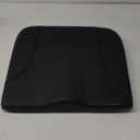 kingphenix Premium Car Seat Cushion, Memory Foam Driver Seat Cushion to Improve Driving View- Coccyx & Lower Back Pain Relief - Seat Cushion for Car, Truck, Office Chair (Leather Black)