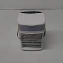 Rubtlamp Evaporative Air Cooler with 3 Speeds, 2-4H Timer Rechargeable Mini Air Conditioner,450ML Water & 7 Color Personal Air Conditioner Cooling Fan, Gray Air Cooler for Room Office Car Camping