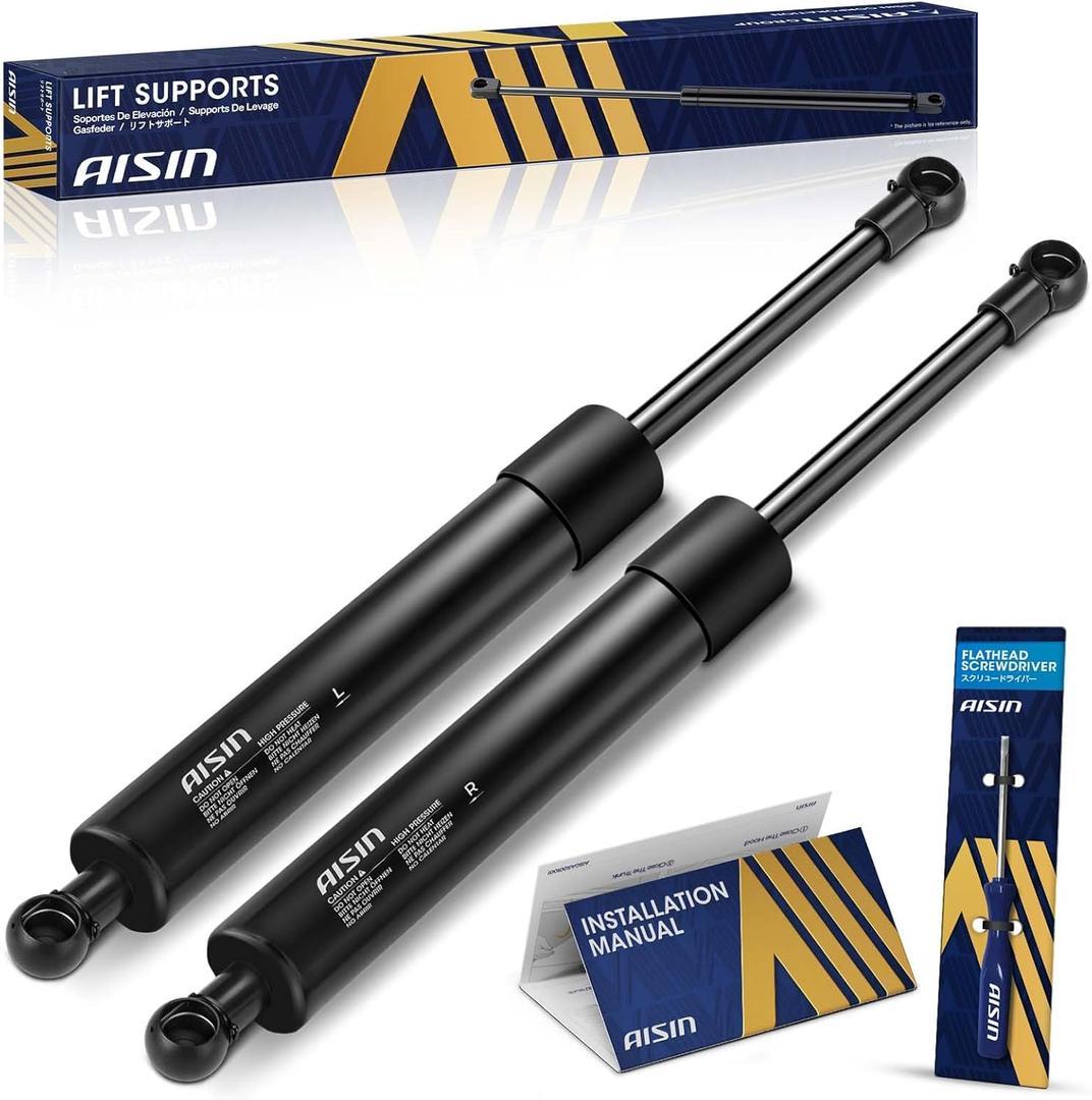 AISIN AFTERMARKET GASCH-00462 Rear Trunk Lid Lift Supports Shock Struts - Compatible with Chrysler 200 2011-2014, Sebring 2009-2010 - Set of 2