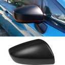 Yumzeco Compatible with Subaru Impreza Side Mirror Cover 2017-2023//Ascent 2019-2023//Legacy Outback 2018 2019,Passenger Side Subaru Mirror Cap W/O Light Replacement Replace for 91054FL01A-Right Black