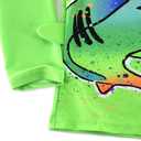 Boys UPF 50+ Long Sleeve Rash Guard and Swim Trunks Outfit Set Toddler to Big Boy Sizes (3-11Years)