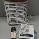 FANCOLE Small Air Conditioner, 5400mAh Battery, 2 Ice Packs Evaporative Air Cooler, 7H Smart Timer & 16.5ft Remote, 7-Color Light, 1200ML Water Tank, 3 Speed & 2 Cool Mist Portable AC Unit for Bedroom