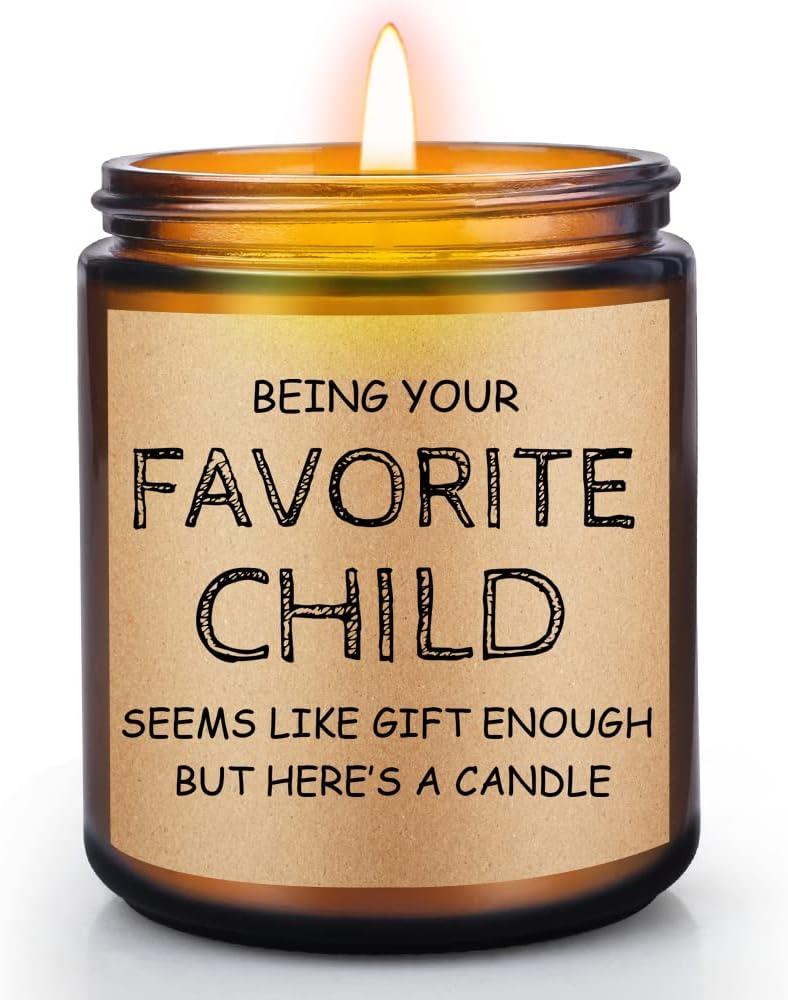 Gifts for Dad Mom from Daughter Son, Fathers Day Birthday Thanksgiving Christmas Valentines Dad Candles, Funny Gifts for Best Daddy, Step Father, Father in Law, Mother, Scented Candle Gift for Parents