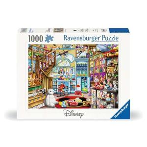 Ravensburger - Disney & Pixar - 1000 Piece Jigsaw Puzzle - Stunning, Vivid Imagery of Favorites Mickey Mouse, Olaf & More - Toy Shop Scene - Ideal Gift - Frameable Art- Puzzles for Adults