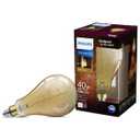 Philips 40Watt Equivalent A50 Dimmable Vintage Glas Edison LED Large