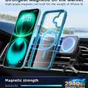 SUCGLES for iPhone 16 Plus Case with MagSafe, N56 Strong Magnet, 12FT Drop Protection, Anti-Yellowing, Magnetic Slim Phone Case for Apple 16 Plus (Teal)