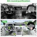 Engine+Cabin Air Filters Set Fit for 2018-2026 Volkswagen Atlas 2.0L 3.6L, Atlas Cross Sport 2020-2026 Engine Air Filter VW Atlas Replacement Automotive Accessories CF11643 3QF129620