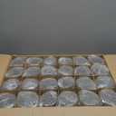 24 Pcs Tall Glass Vases Bulk, 6 Inch Clear Cylinder Flower Vases Transparent Candle Holder for Wedding Centerpieces and Home Decor