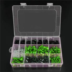 Bodywork Screws 199Pcs Motorcycle Full Fairing Kit For BMW F650GS F 650GS ABS ADVENTURE 2000-2024 Nuts Bolts Complete(Green)