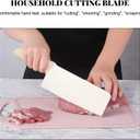 ZINC WEALD Boxed Kitchen Knife Set Block Wheat Straw blades Nonstick for Kitchen Cutting Meat Scissors Ceramic Peeler for Slicing Paring Fruits Vegetables (Beige)