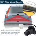 Rear View Camera for Honda CRV 2012-2017 120-180 Degree No.39530T0AJ01 License Plate Park Assist Camera Backup Reverse Camera