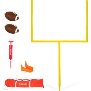 GoSports Football Field Goal Post - 6 or 8 ft Backyard Football Game
