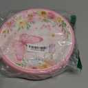 Zopeal 60 Pieces Spring Butterfly Paper Plates Bulk 9 Inch Floral Pink Flower Disposable Dessert Cake Plates Decorative for Girls Butterfly Themed Wedding Baby Shower Birthday Tea Party Supplies