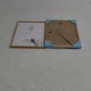 ATOBART 8x10 Set of 3 OAK Wood Picture Frame Solid Wooden Photo Frame Natural Wood Color Frames with Real Glass for Wall Mounting or Tabletop Living Room Bedroom Home Decor