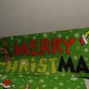 Christmas Kitchen Decor, Funny Christmas Kitchen Rugs, Set of 2 Merry Christmas Kitchen Mats, Holiday Xmas Doormat Bathroom Door Decorations for Outdoor Indoor, 29x17and 46x16 Inch