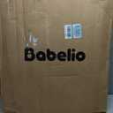 Babelio Baby Gate for Stairs, Kitchen & Doorways, No Bottom Bar| One-Handed Operation| Auto-Close| Hardware Mount (Drill Needed) Safety Dog/Pet Gate (Black - B17, 26-43" W, 28" H)