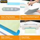 Scotch Thermal Laminating Pouches Premium Quality, 5 Mil Thick for Extra Protection, 50 Pack Letter Size Laminating Sheets, Our Most Durable Lamination Pouch, 8.9 x 11.4 inches, Clear