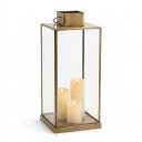 HD 21 IN Glass/gold lantern