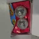 Massage Ball, Magnetic Balls, Hand Spiky Massage Ball Silver Ball 1 Pair, Hand Acupuncture Ball Massage for Adult and Kid, Hand Exercise Squeeze Balls for Pain Pressure and Stress Relief