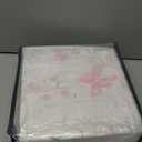 CCoutueChen Pink Bow Comforter Set Full 3Pcs Pink Floral Bedding Set for Girls Kids Romantic Princess Style Bowknot Bedding Ultra Soft Reversible Garden Flower Comforter Sets with 2 Pillowcases (Full(80" x 90"))